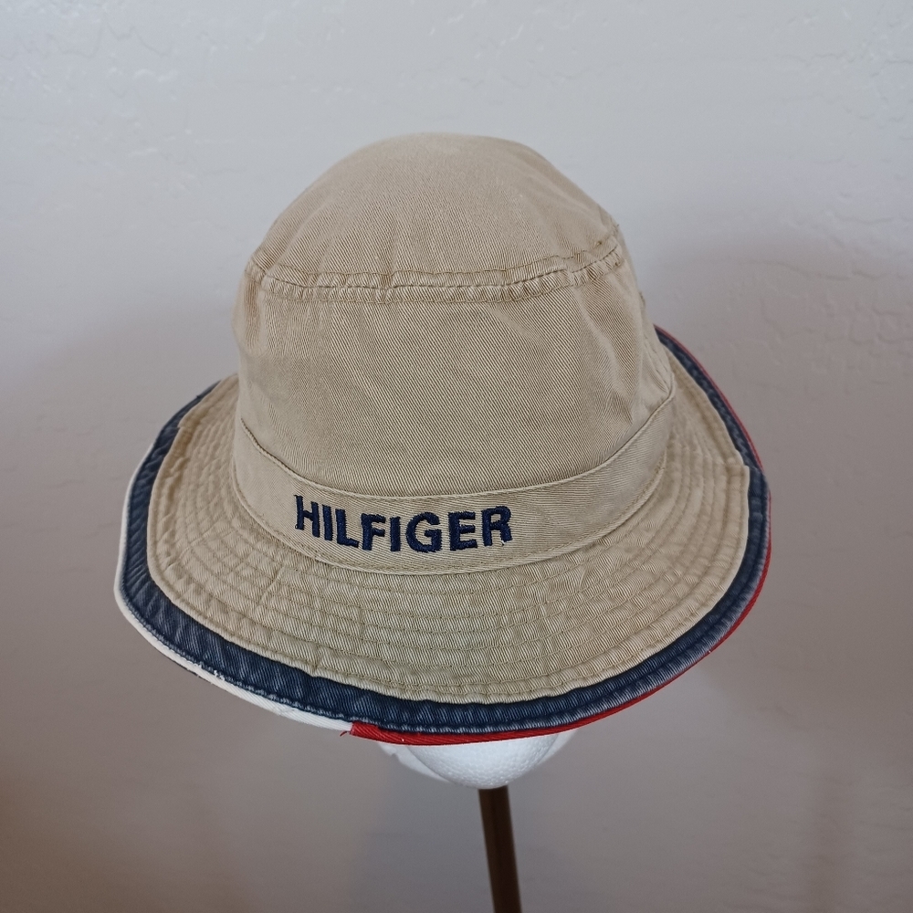 Vintage 1990s TOMMY HILFIGER Bucket Hat Size Small
